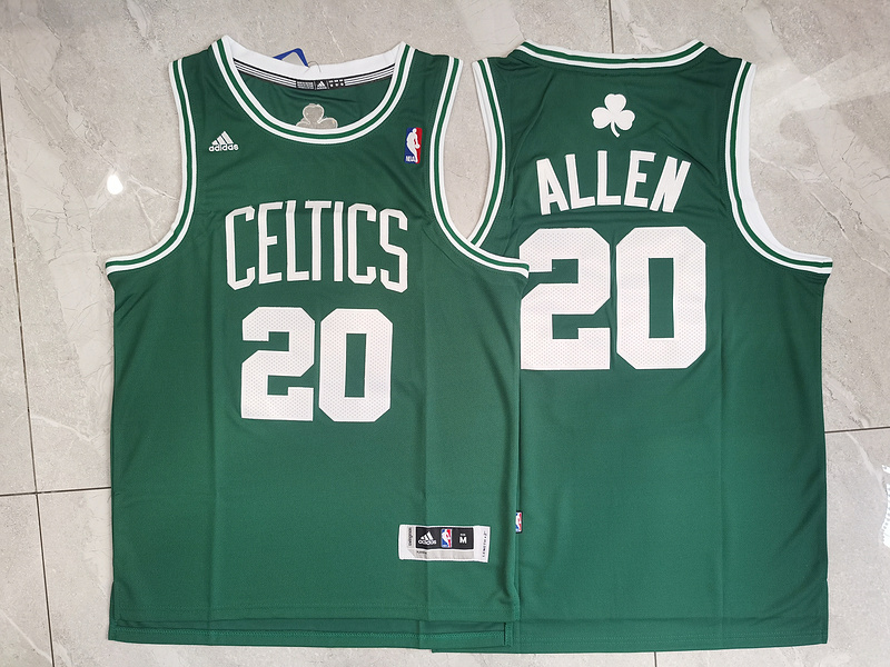Men Boston Celtics 20 Allen Green Adidas 2025 NBA Jersey